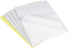 Pack of 10 Feint Ruled Board Back Memo Pad 160 Pages A4