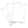 Pack of 25 Name Badge Inserts 40x75mm 12 Per Sheet