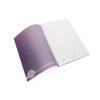 A4 120 Pages Grape Juice Purple Durable Cover Manuscript Book by Premto