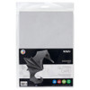 Pack of 10 A4 250gsm Silver Glitter Card Sheets by Premier Activity