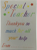 A Gift for your Teacher - Wooden Plaque - Wooden Sign - Multi Coloured Teacher