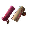Pink or Silver Satin Look Cylinder Pencil Case {DC}