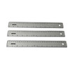 Pack of 10 Shatter Resistant 30cm Plastic Rulers by Janrax