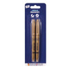 Pack of 2 Bullet Tip Metallic Gold Markers Pens