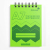A7 160 Pages Twin Wire Notebook with Durable Wipe Clean Cover