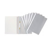 Pack of 12 Grey A4 Project Folders by Janrax