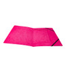 A4 Pink Card 3 Flap Folder With Elastic Closure