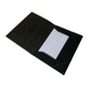 A4 Black Card 3 Flap Folder With Elastic Closure