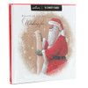 Pack of 10 Charity Traditional Santa Wish List Christmas Cards 