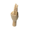 Small Wooden Left Hand Manikin 18cm (7")