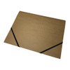 A4 Kraft Card 3 Flap Folder With Elastic Closure