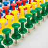 Pack of 50 Assorted Coloured 25mm Push Pins