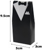 Pack of 12 Wedding Boxes Tuxedo Party Bag Favours Table Decoration