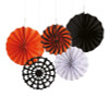 Pack of 5 Halloween Hanging Paper Decorations