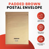 Bubble Lined Size 7/K Padded Brown Postal Envelope by Janrax