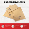 Pack of 100 Bubble Lined Size 3/F Padded Brown Postal Envelopes by Janrax
