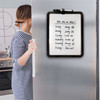 A4 Magnetic Mounting Black Frame Whiteboard with Dry Wipe Eraser Pen