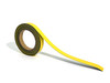 10m Yellow Magnetic Strip Roll with Dry Wipe Clean Finish