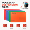 Pack of 50 Orange Foolscap Suspension Files