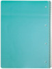 Pack of 5 A4 160 Pages Blue Spiral Bound Polypropylene Notebooks