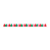 12ft Vibrant Christmas 3D Tree Shaped Tissue Garland Kit