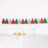 12ft Vibrant Christmas 3D Tree Shaped Tissue Garland Kit