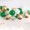 Modern Christmas Assorted Solid and Star Foil Confetti Latex Balloons Arch Kit