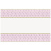 54" x 84" Ballerina Pink & Gold 1st Birthday Plastic Table Cover