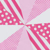 Pink Mix Bunting 10m with 20 Pennants