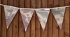 Metallic Silver Bunting 10m with 20 Pennants