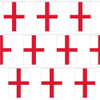 England St George Flag Bunting 10m with 20 Flags