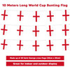 England St George Flag Bunting 10m with 20 Flags