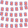 Union Jack Bunting 10m with 20 Square Flags