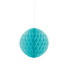 Terrific Teal Solid 8" Honeycomb Ball