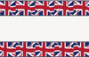 Union Jack Rectangular Plastic Table Cover, 54"x108"