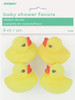 Pack of 4 Baby Shower Rubber Ducks For Baby Shower Favors