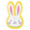 Pack of 8 Eggcellent Easter Bunny Shaped 8.25" x 5.25" Plates
