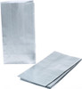 Pack of 10 Silver Metallic Paper Party Bags