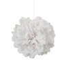 Pack of 3 White Mini Puff Tissue Decorations