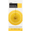 Sunflower Yellow Solid 16" Tissue Paper Fan