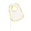 Pack of 10 "Hello Baby" Gold Baby Shower Photo Booth Props