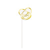 Pack of 10 "Hello Baby" Gold Baby Shower Photo Booth Props
