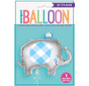 Blue Elephant Giant Foil Balloon 29"