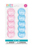 Pack of 10 Team Boy or Girl Gender Reveal Buttons