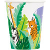 Pack of 8 Animal Safari 9oz Paper Cups