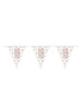 9ft Birthday Rose Gold Glitz Number 18 Prism Pennant Banner