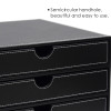 PVC Black Desktop Organizer 31.8 x 24 x 19.8cm