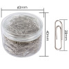 Tub of 150 Nickel Paper Clips 28mm