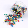 Tub of 300 Assorted Colour Map Pins 5mm