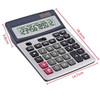 Foska 12 Digit Solar Power and Battery Big Desktop Calculator